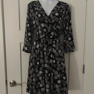 White House Black Market Reversible Long Sleeve Dress